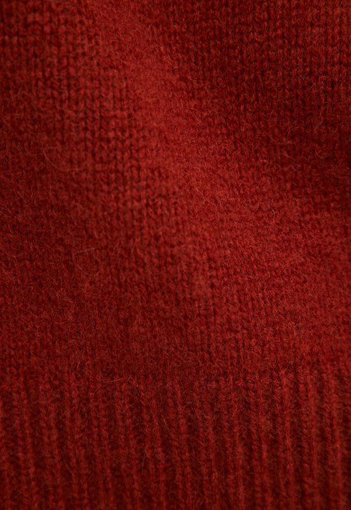 Jac+Jack Lott Cashmere Sweater - Firedoor Red